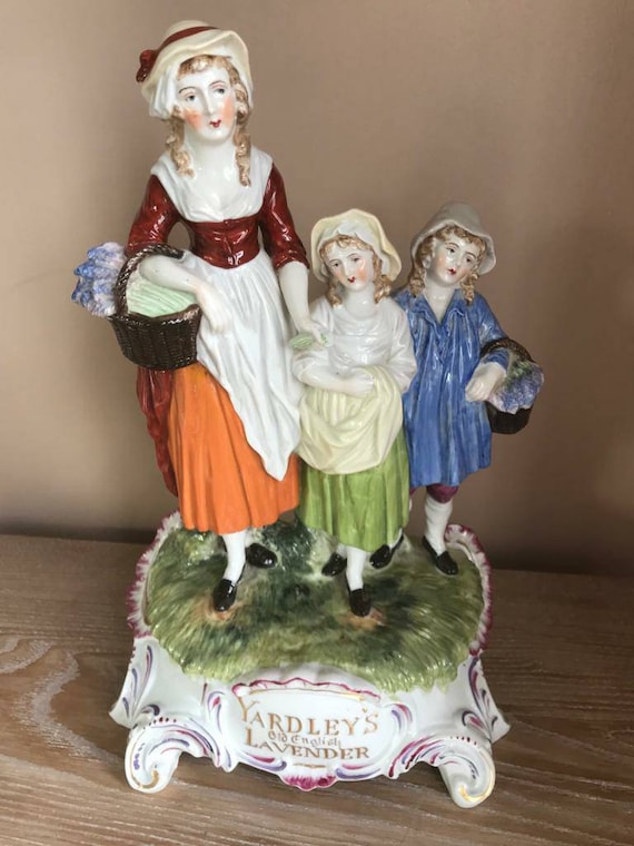Dresden Large Yardley English Lavender Advertising Figurine - Etsy