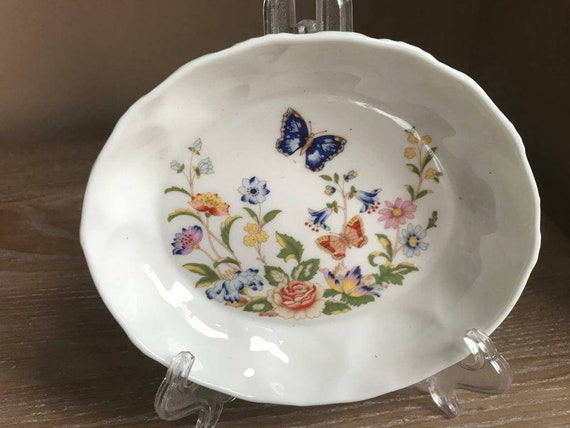 エインズレイ フローラル「コテージガーデン」小物入れ - Etsy 日本