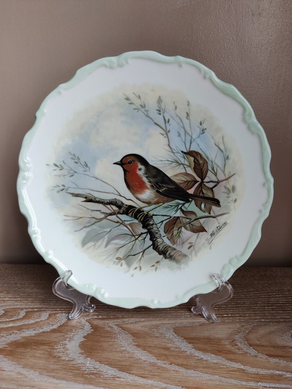 Royal Albert Woodland Birds Collectors Plate - Robin, Collectible