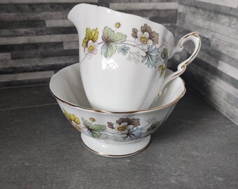 Paragon Meadow Sweet Floral Sugar Bowl et Cream/Milk Jug