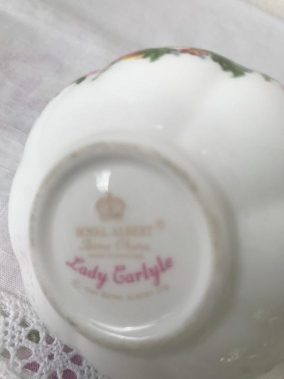 【レア】英国製 ロイヤルアルバート レディカーライル アトマイザー 香水瓶 Vintage Royal Albert Lady Carlyle Perfume Bottle With Atomiser - Etsy