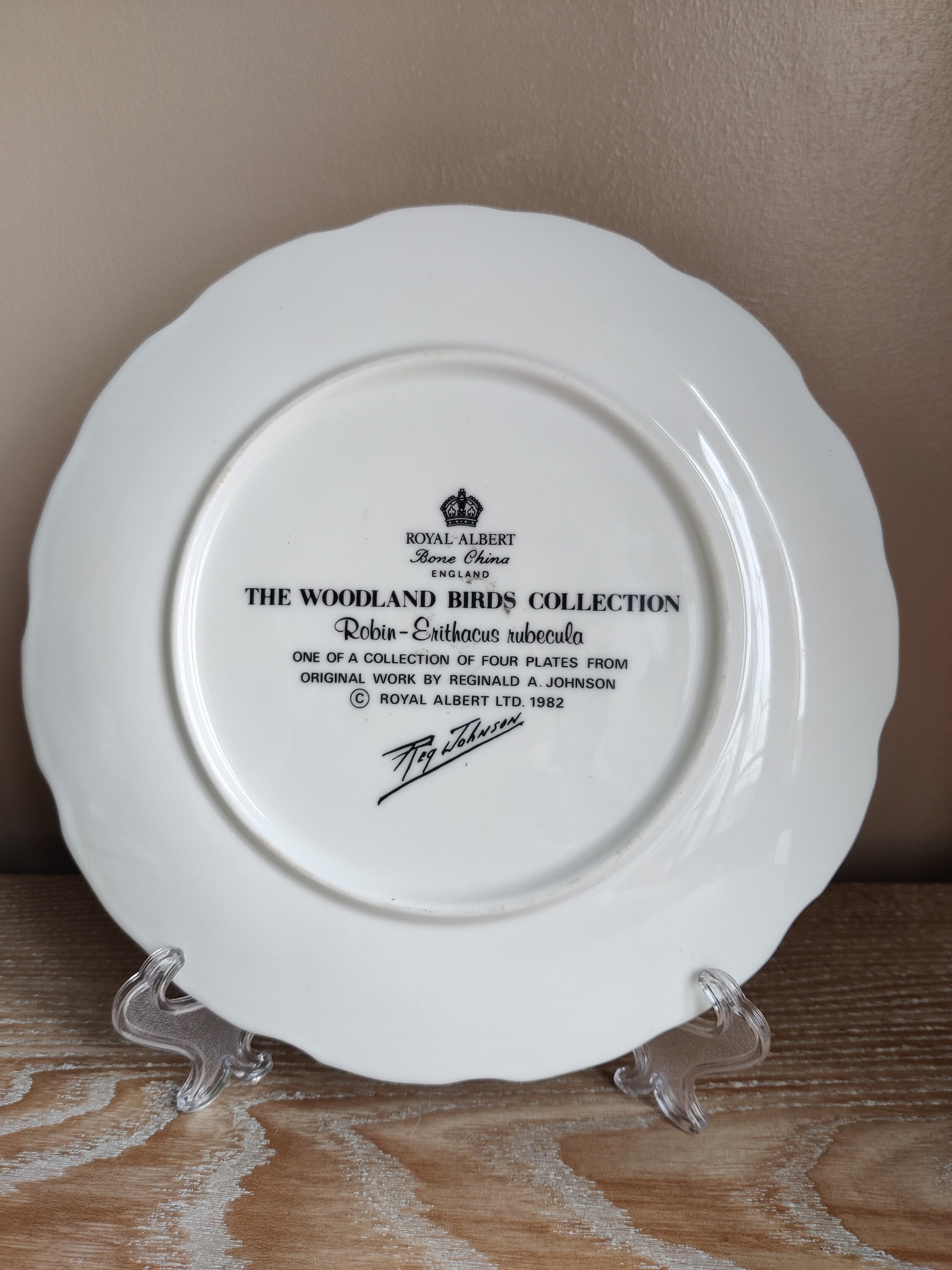 ロイヤルアルバート ウッドランドバード コレクターズプレート