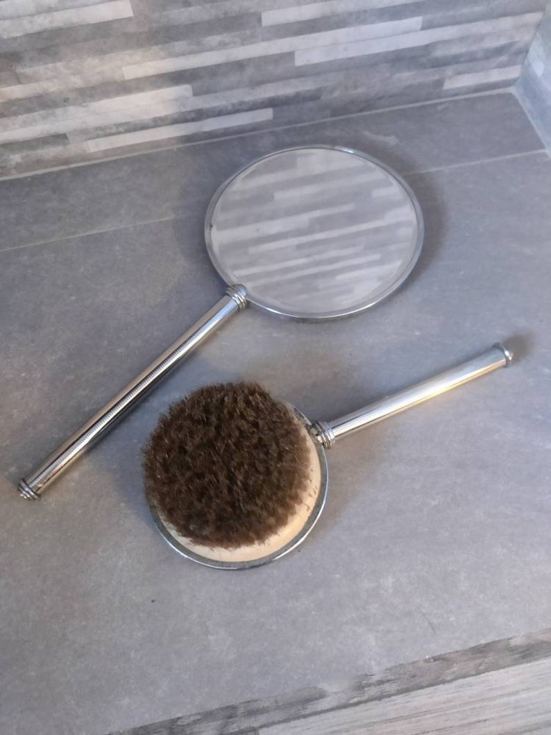 Dressing Table Brush and Hand Mirror image 2