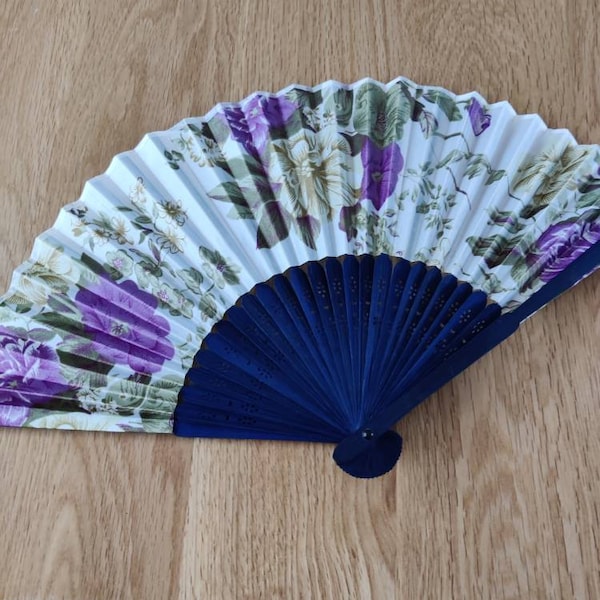 Wooden Hand Fan Etsy