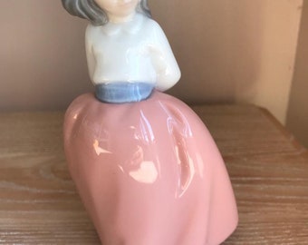 Lladro Nao Daisa Porcelain Dog Figurine, Playing Puppy Ornament