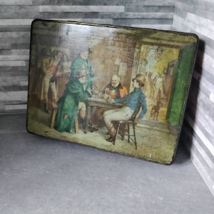 Vintage Tin featuring a bar scene