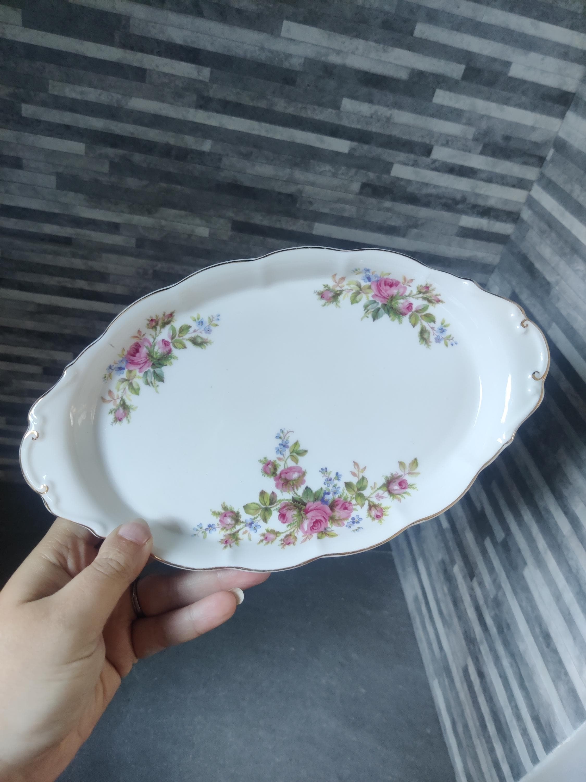 Royal Albert Moss Rose - Etsy