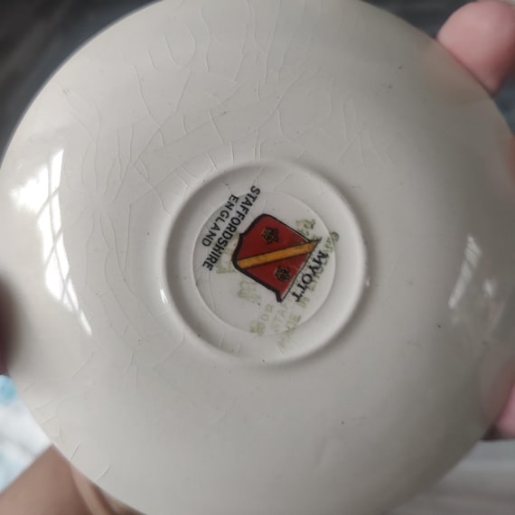 Myott チェルシー バード コーヒーカップ＆ソーサー - 2 個セット