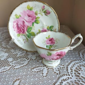 Royal Albert American Beauty Teacup and Saucer