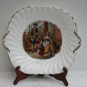 Vintage &#39;Cries of London&#39; Cake Plate, Fine Bone China Cake Plate, Made in England