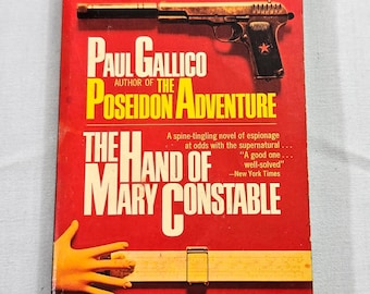 Vintage 60's Mystery Paperback, "The Hand of Mary Constable" written by Paul Gallico, 1964.