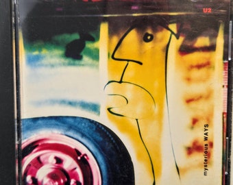 Vintage 90's Modern Rock CD Single, "Mysterious Ways" from U2, 1991.