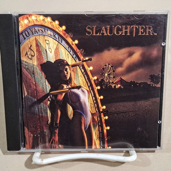 Vintage 90's Rock/Hair Metal CD, "Stick It To Ya" from Slaughter, 1990.