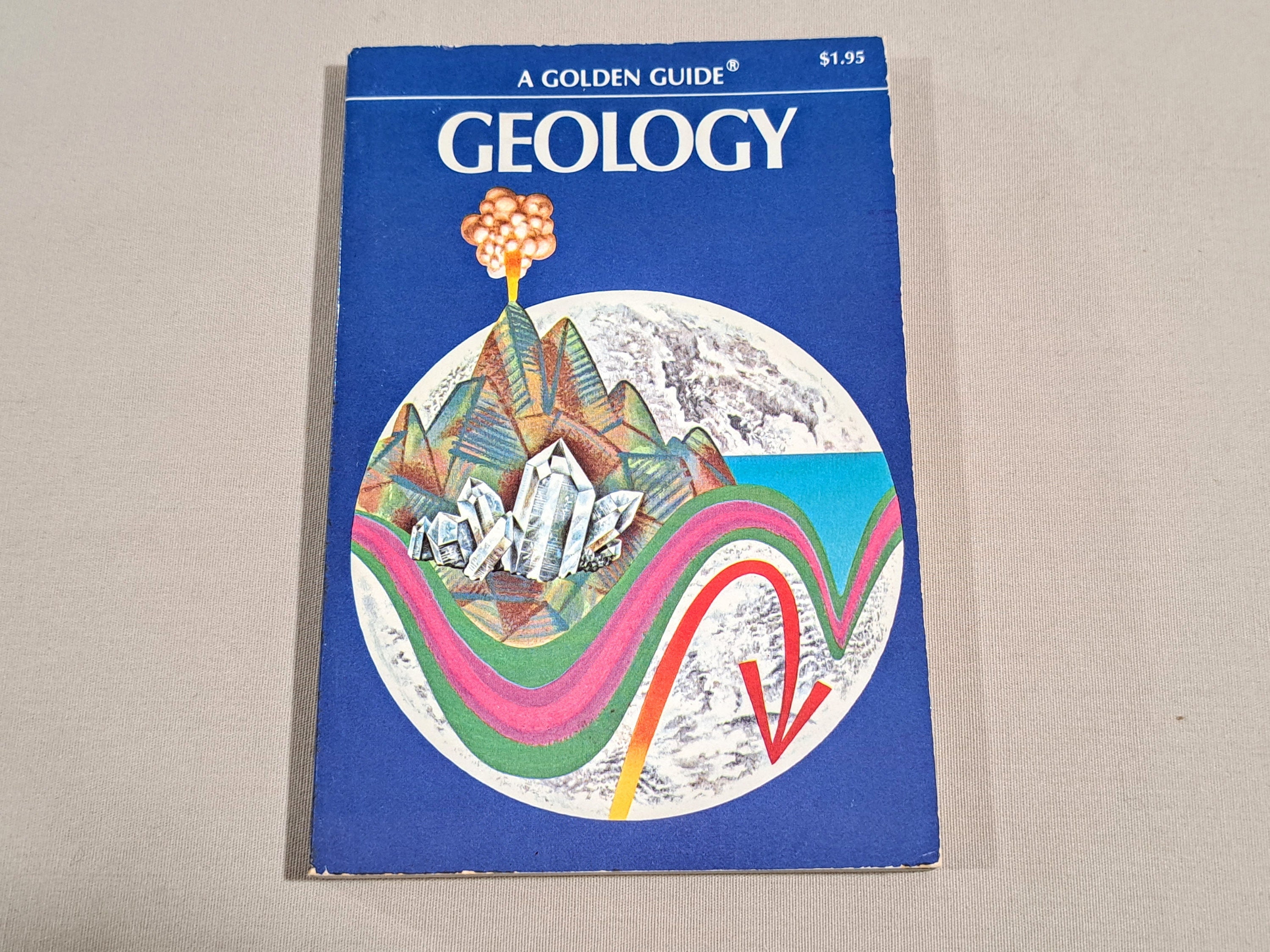 Vintage 70's Golden Nature Guide, "Geology" by Frank H.T. Rhodes, Illustrated by Raymond Perlman.