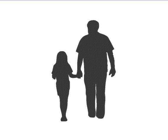 Download Father Daughter Silhouette Dad Daddy Father S Day Etsy