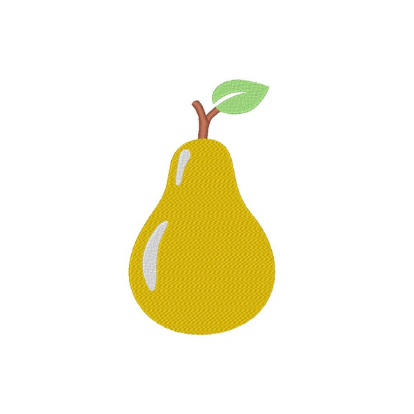 Pear Embroidery Machine Design