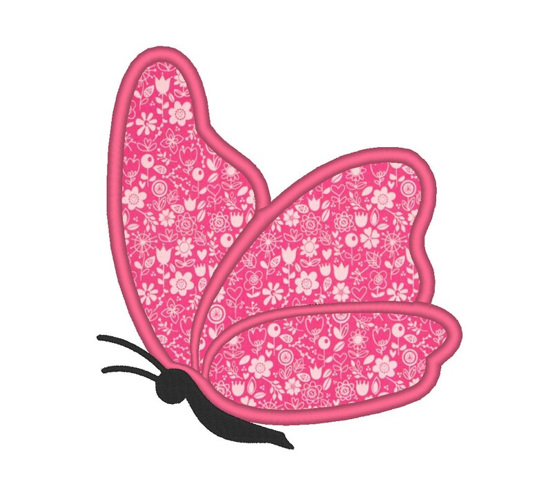 Butterfly applique embroidery design  etsy Butterfly applique embroidery design  etsy