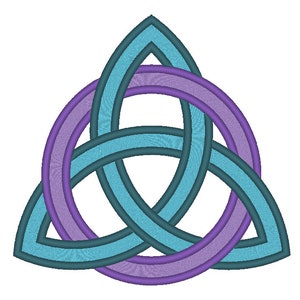 Triquetra Celtic Knot Symbol Embroidery Machine Design