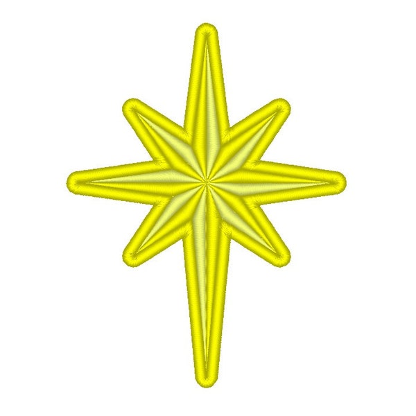 Star of Bethlehem Christmas Embroidery Design