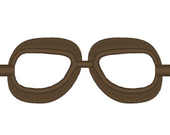 Aviator Occhiali Applique ricamo macchina Design