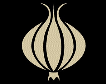 Onion Machine Embroidery Design