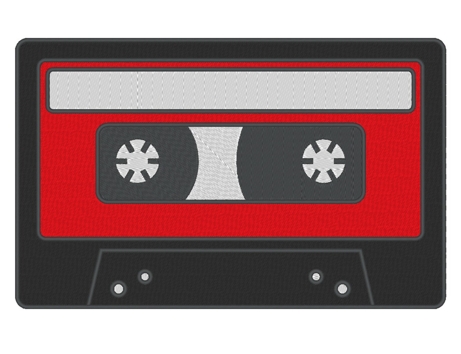 Cassette Tape Embroidery Design Etsy
