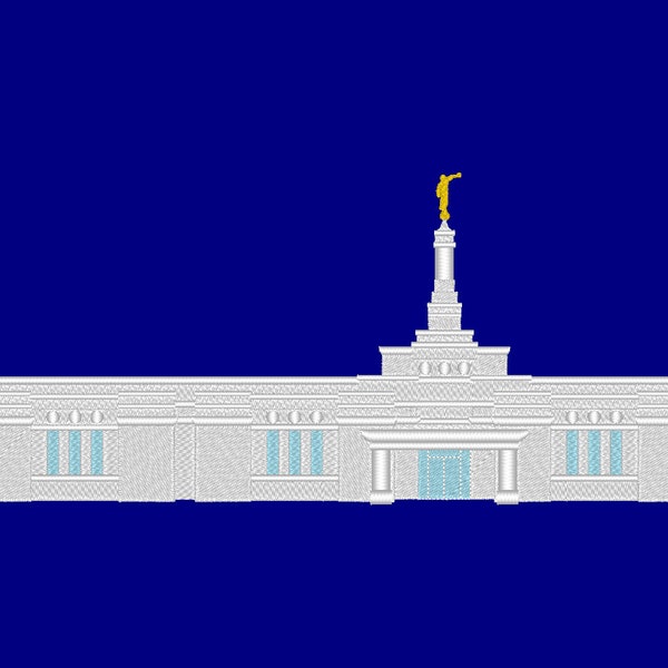 Tampico Mexico Temple *Two Designs in One* Embroidery Design