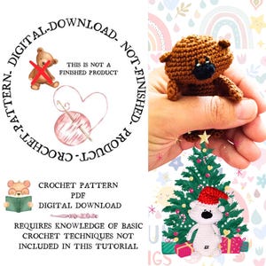 PATRÓN AMIGURUMI  OSO en Español: Ambrosio