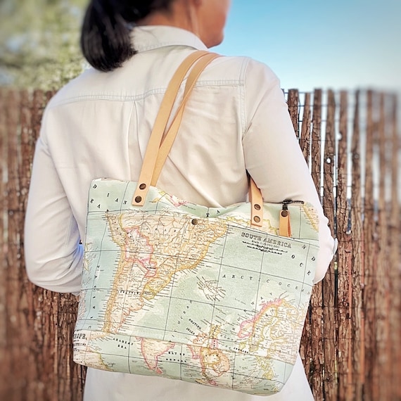 Canvas travel purse hot sale