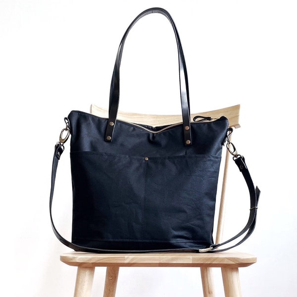 Zipper Canvas Computer Bag Etsy