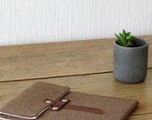 60% OFF - Ipad Mini case, Padded Ipad sleeve cover, water resistant tablet case, brown leather, ipad bag sleeve case cover, ready to ship
