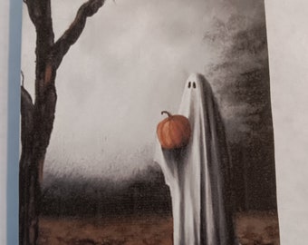 Décor d’Halloween fantôme, panneaux d’Halloween, gardiens d’étagères, panneaux en bois,