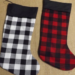 Buffalo Plaid  Christmas Stocking Country Christmas Stocking