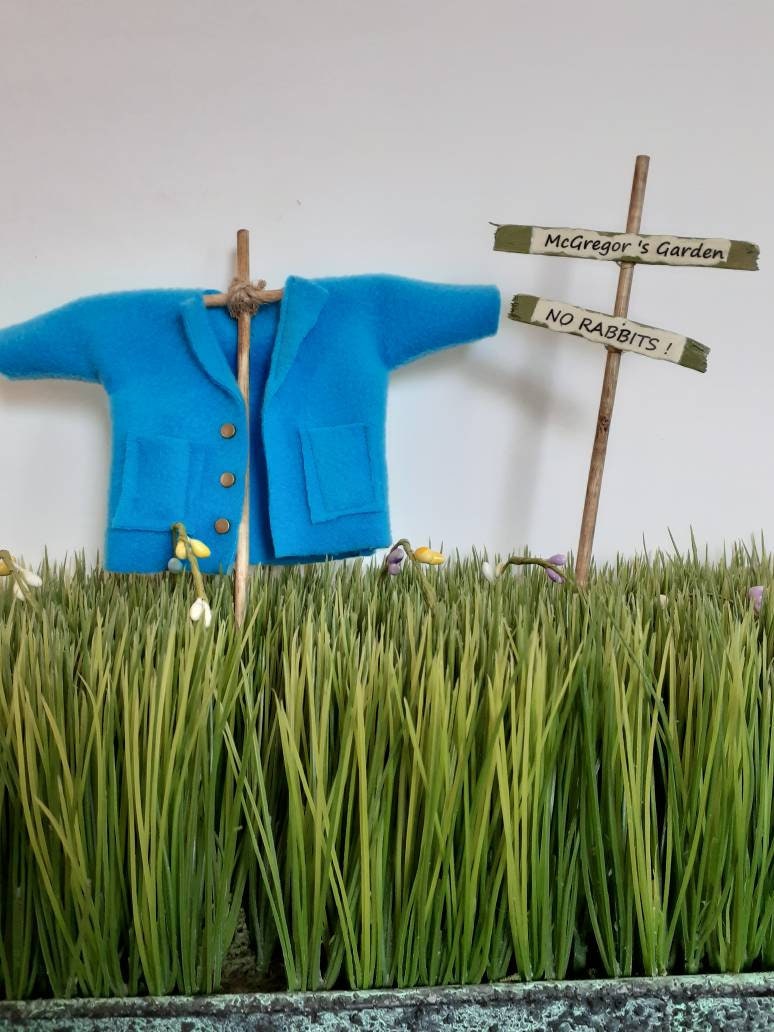 Peter Rabbit Jacket Decor, Mcgregor's Garden Sign, Baby Shower