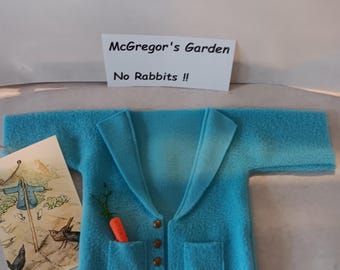Peter Rabbit Jacket Garden Decor,  Larger Size