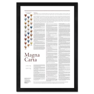 Magna Carta: A 24- by 36-inch print