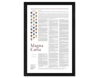 Magna Carta: A 24- by 36-inch print