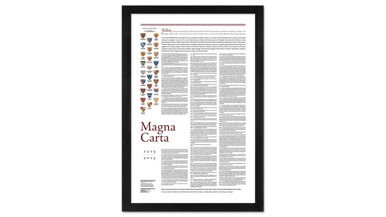 Magna Carta: A 24 by 36-inch print image 1