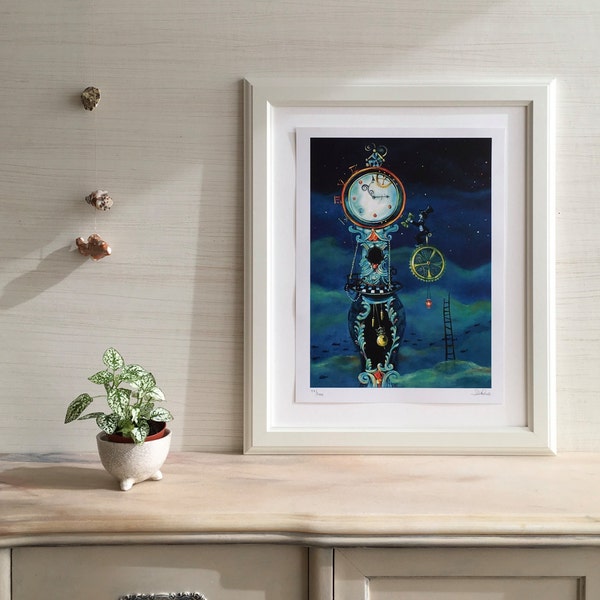 Clock Print - Etsy