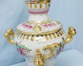 Samovar from Russia made by Gzhel Porcelain