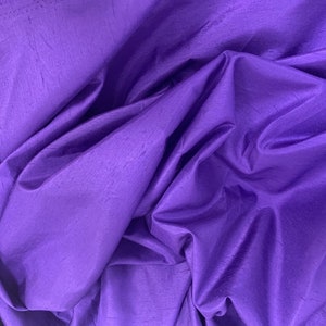 taffeta, shantung in purple polyester