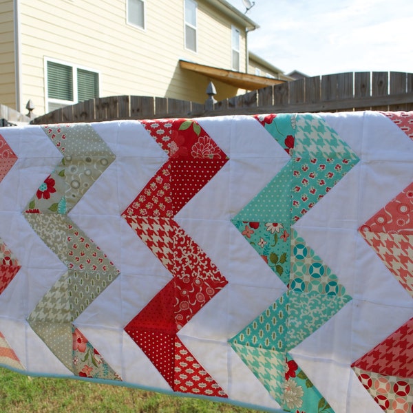 Vintage Modern Baby Quilt