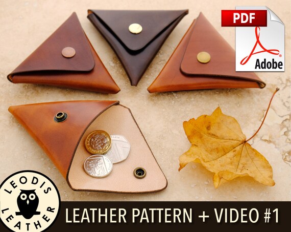 Leather Coin Pouch Kit - DIY Coin Case