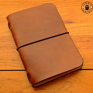 Leather Midori Passport Traveller's Notebook Cover, Made to Order image 2