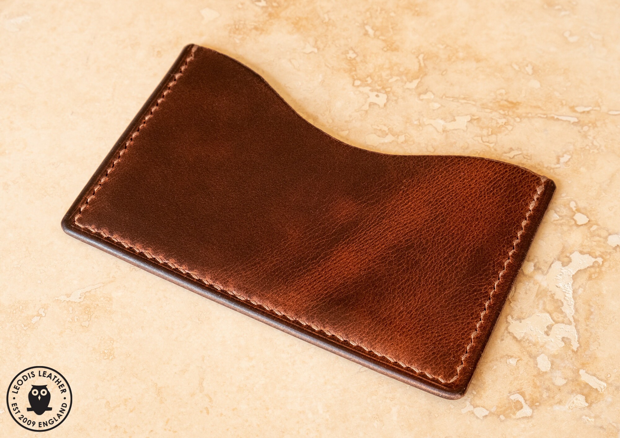 小物 Brown Brown/card case Card case -Hand dye- – BrownBrown