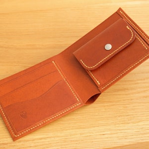 Gents Kangaroo Leather Wallet Whisky image 1