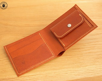 Gents Kangaroo Leather Wallet (Whisky)