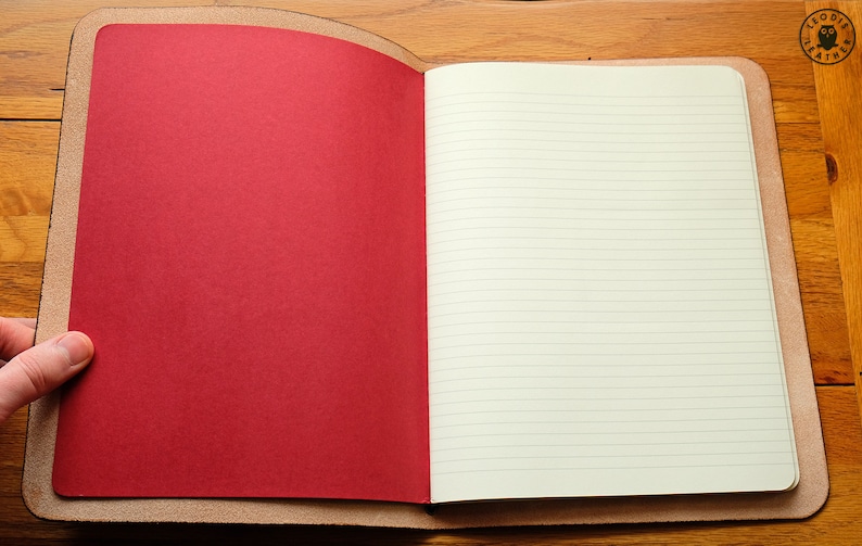 Leather Moleskine XL Cahier Notebook Cover, Made to Order Etsy