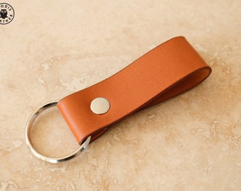 Leather Keyring (choice of colours)