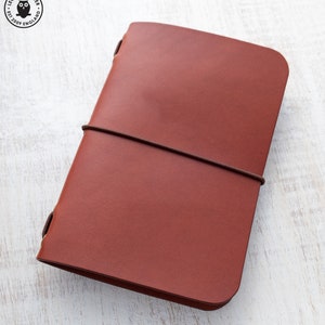 Leather Midori Passport Traveller's Notebook Cover, Made to Order image 4